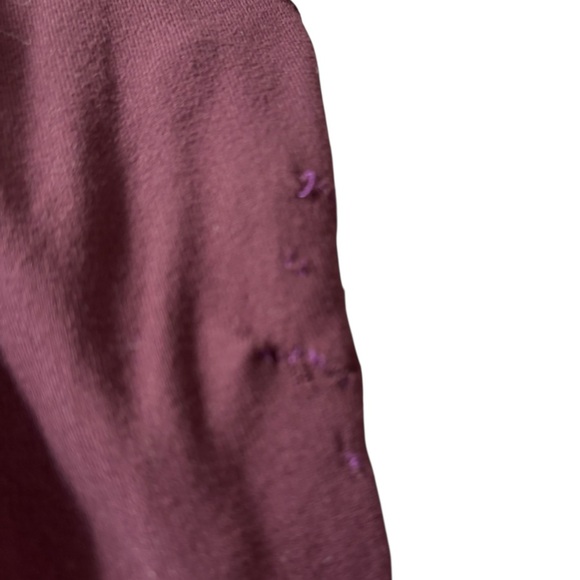 Lululemon Align Jogger Pants Womens Sz 4 Hi-Rise Nulu Cuffed Plum Tiny Flaw Snag - Picture 10 of 10